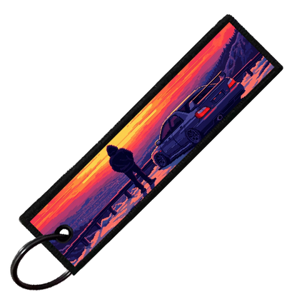 "WRX STI SLAMMED SUNSET" CUSTOM KEY TAG