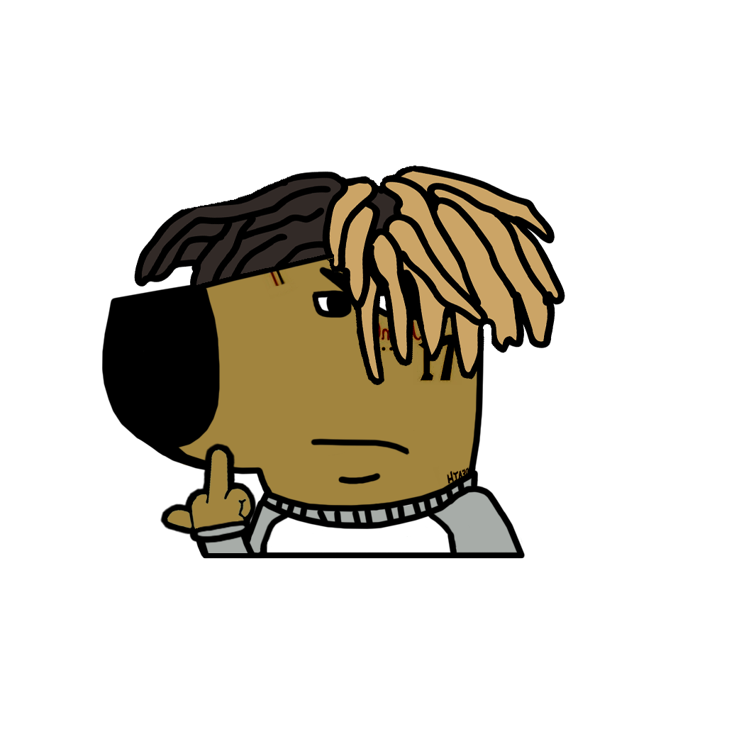 "XXXTENTACION" CHILL GUY WINDOW PEEKER