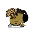 "XXXTENTACION" CHILL GUY WINDOW PEEKER