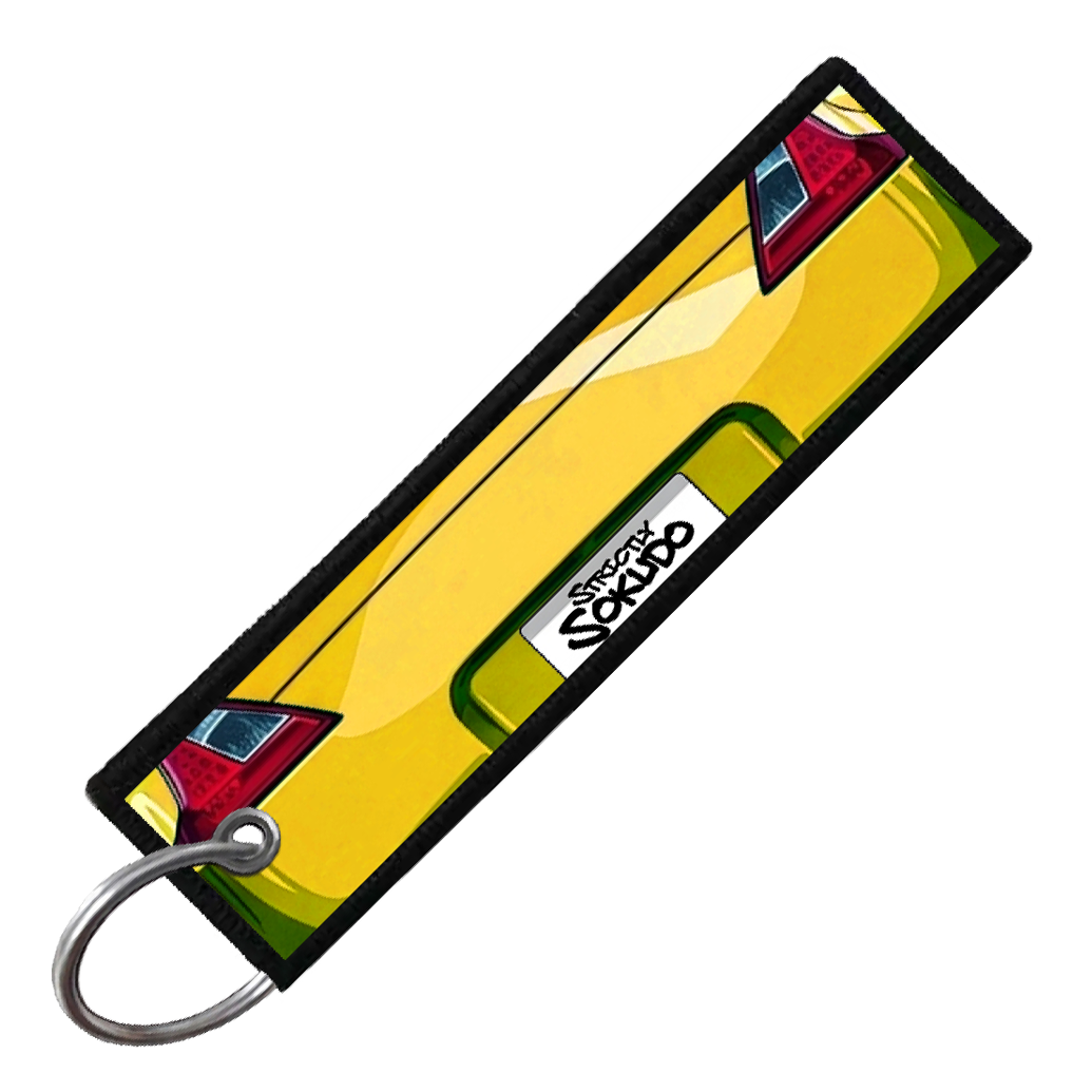"YELLOW 370Z PORTRAIT" CUSTOM KEY TAG