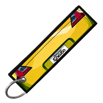 "YELLOW 370Z PORTRAIT" CUSTOM KEY TAG