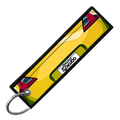 "YELLOW 370Z PORTRAIT" CUSTOM KEY TAG