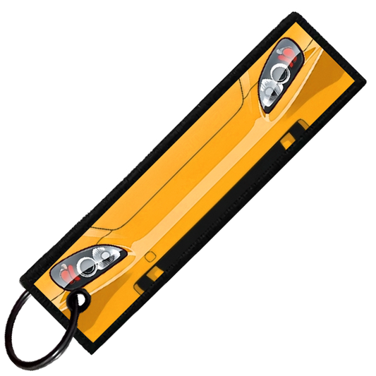 "YELLOW S2000 PORTRAIT" CUSTOM KEY TAG
