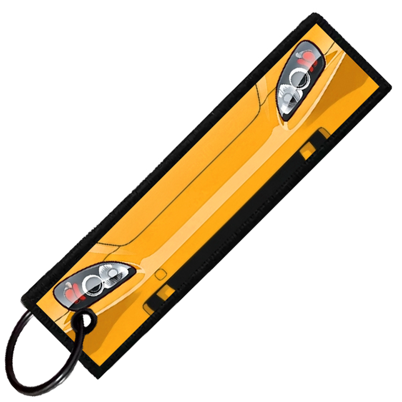 "YELLOW S2000 PORTRAIT" CUSTOM KEY TAG