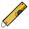 "YELLOW 370Z SIDE PROFILE" CUSTOM KEY TAG