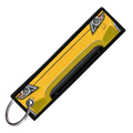 "YELLOW 370Z PORTRAIT" CUSTOM KEY TAG