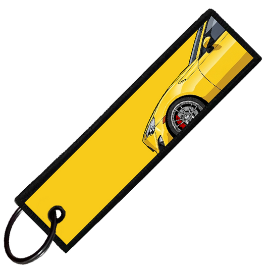 "YELLOW BRZ/86/FRS SIDE PROFILE" CUSTOM KEY TAG