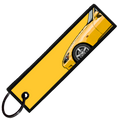 "YELLOW S2000 SIDE PROFILE" CUSTOM KEY TAG