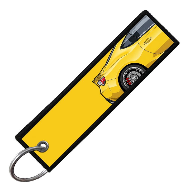 "YELLOW BRZ/86/FRS SIDE PROFILE" CUSTOM KEY TAG