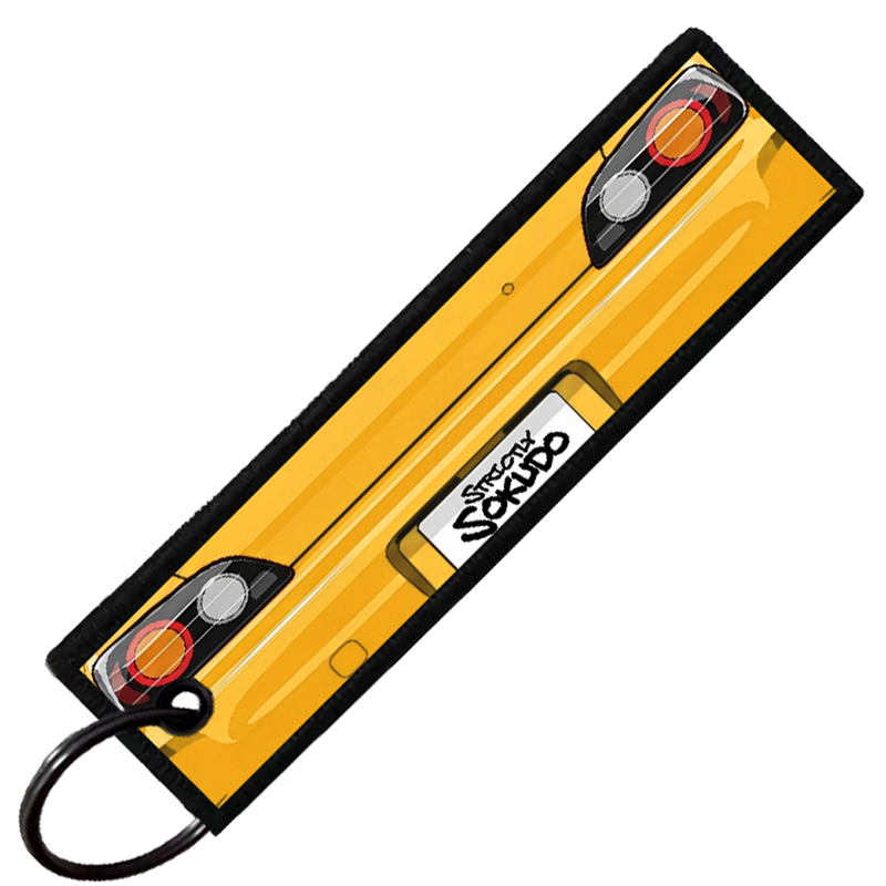 "YELLOW S2000 PORTRAIT" CUSTOM KEY TAG