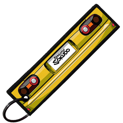 "YELLOW MIATA PORTRAIT" CUSTOM KEY TAG