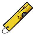 "YELLOW MIATA SIDE PROFILE" CUSTOM KEY TAG