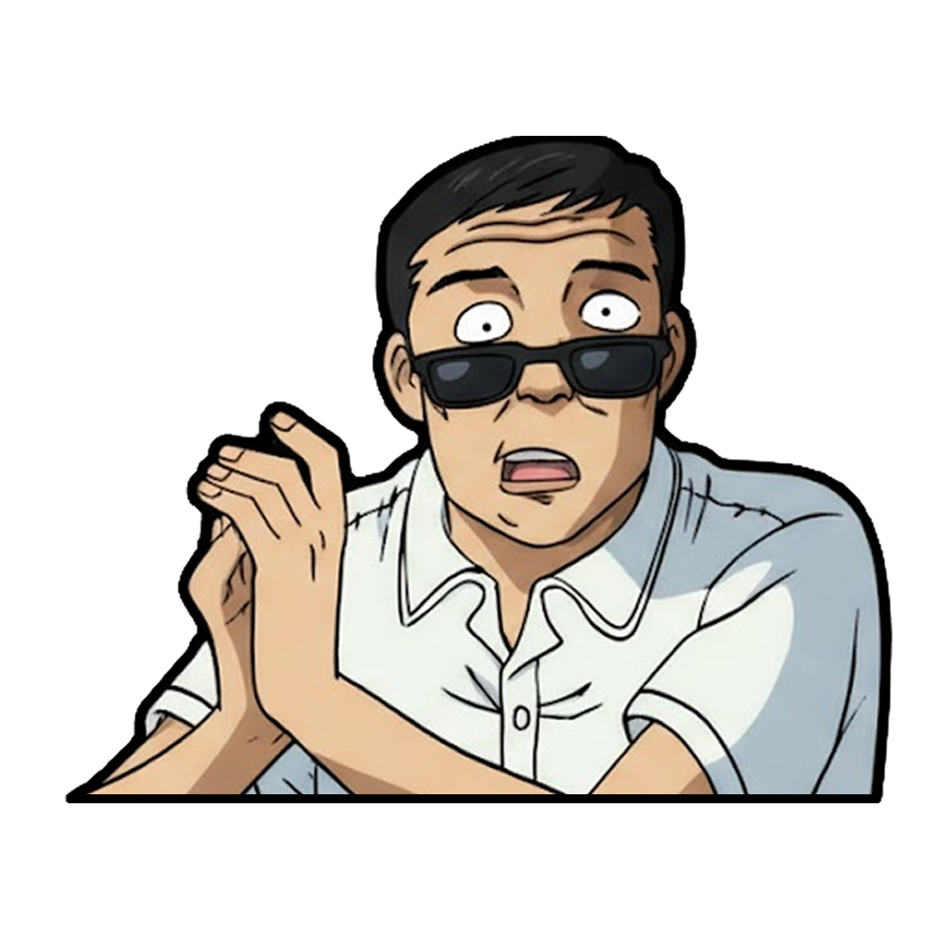 "YUICHI HANDS UP" WINDOW PEEKER