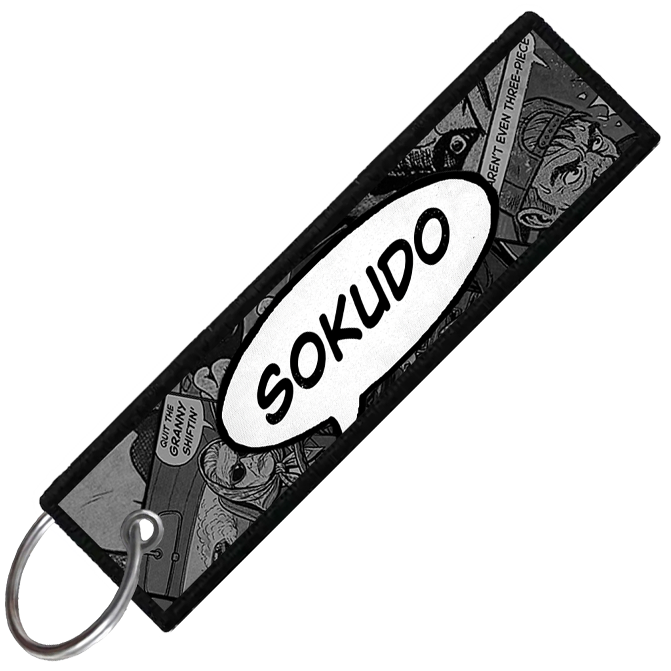 "COMIC" CUSTOM KEY TAG