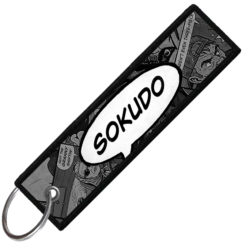 "COMIC" CUSTOM KEY TAG