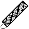 DICE key tag black back