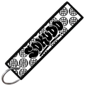 GLOBE key tag white back