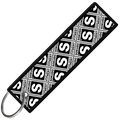 RATED key tag white front