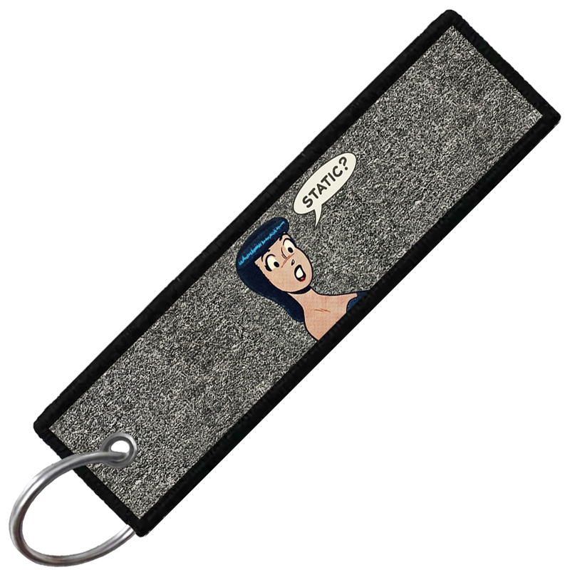 "STATIC?" CUSTOM KEY TAG