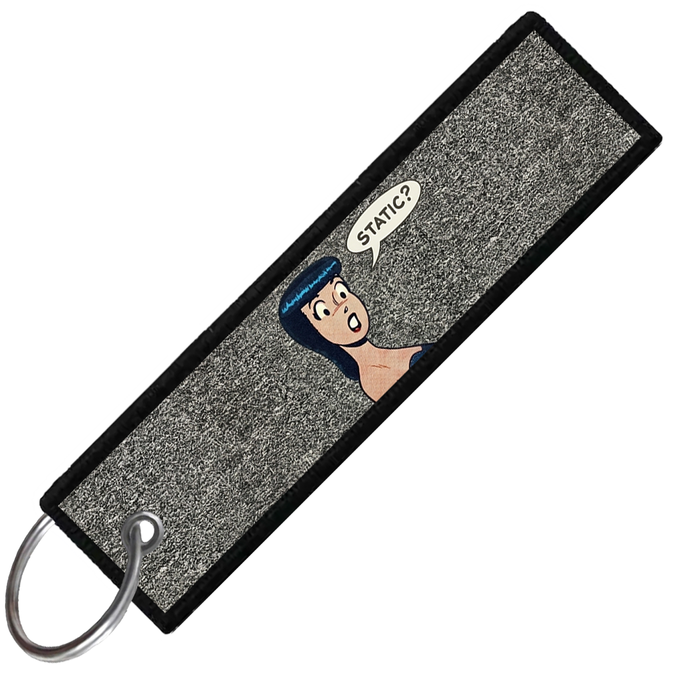"STATIC?" CUSTOM KEY TAG