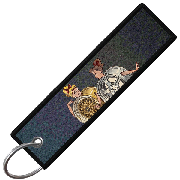 "WHEEL LADIES" KEY TAG — NEW ERA 002
