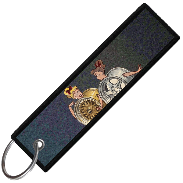 "WHEEL LADIES" KEY TAG — NEW ERA 002